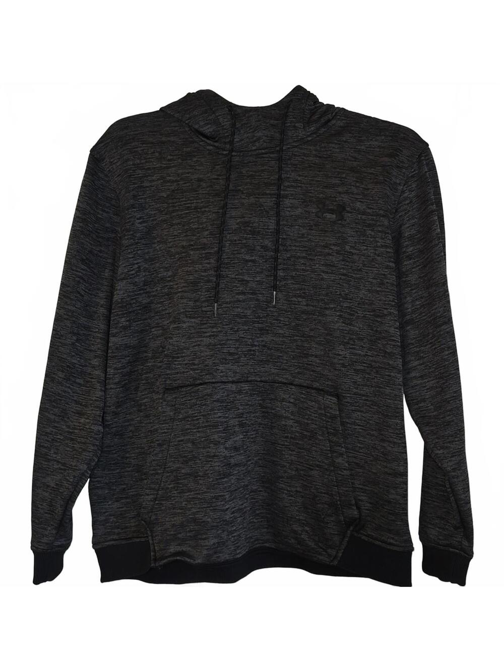 Under Armour heathered gray loose fit hoodie with kangaroo pocket size Large